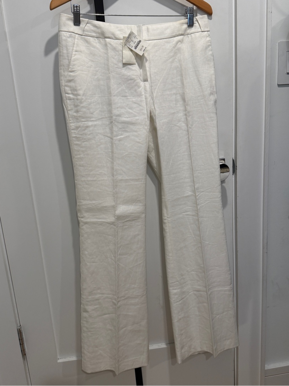 NWT NEW J CREW Linen Pants 6 $98